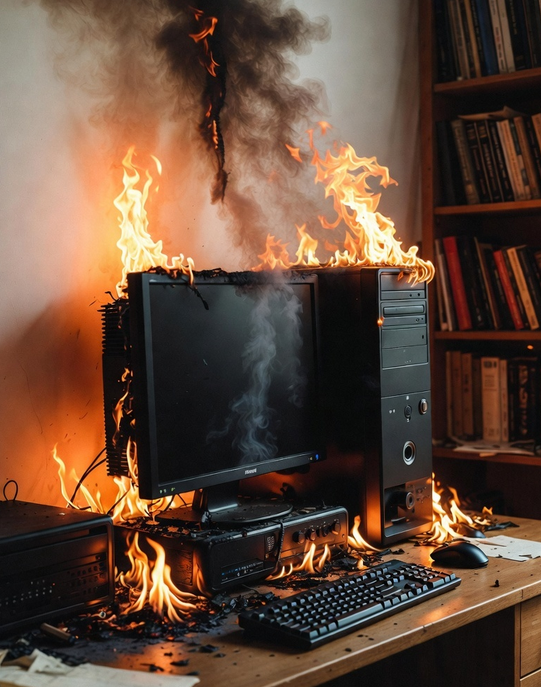 Troubleshooting, repairing, overheating PC and laptops image